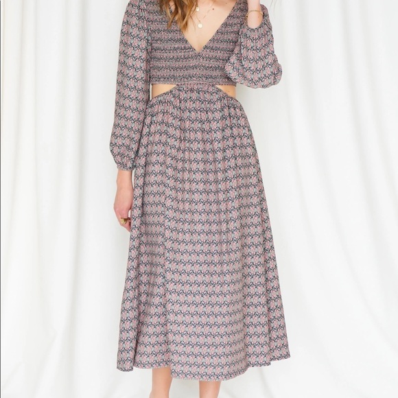 NWT Cut out Midi Dress - Picture 2 of 6